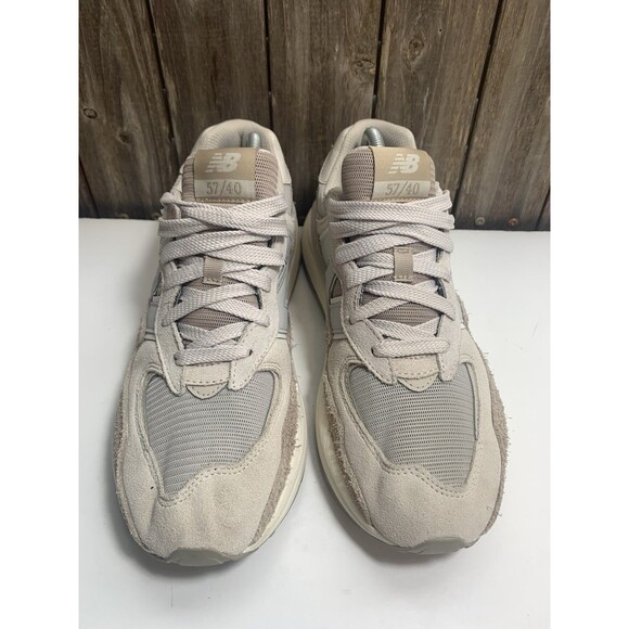 Size 10 - New Balance 57/40 Moonbeam Mindful Grey Mens Shoes - Picture 2 of 10
